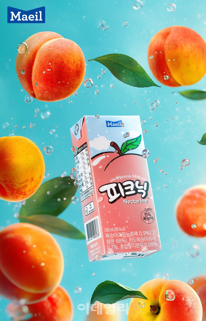 매일유업 피크닉 천도복숭아, 200만팩 돌파