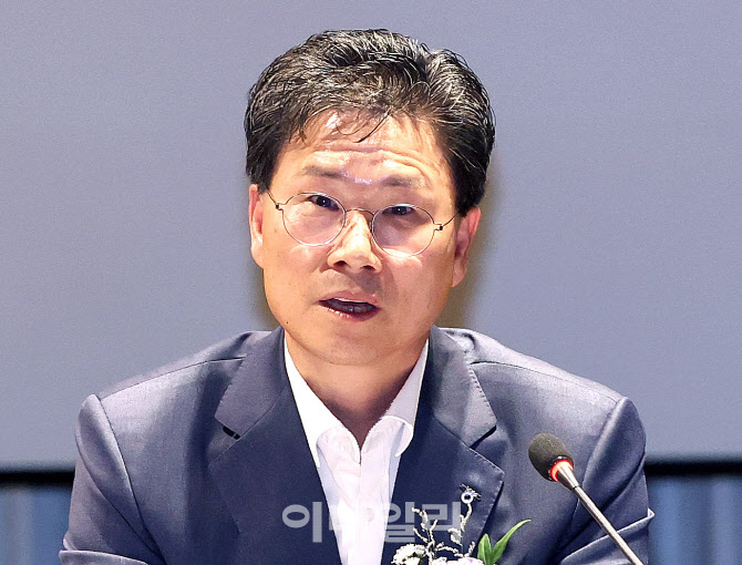 [포토]환영사하는 강태영 NH농협 은행장