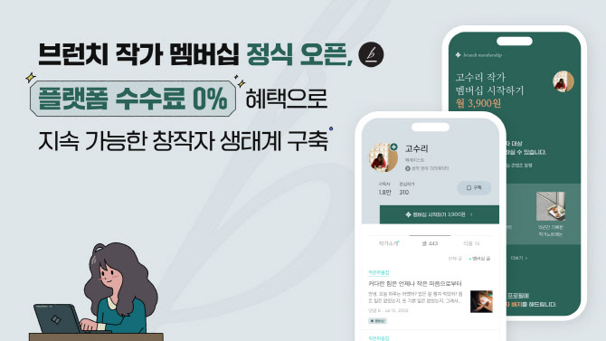 카카오, ‘브런치 작가 멤버십’ 정식 오픈