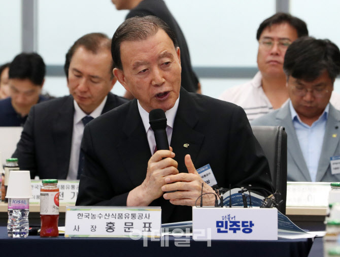 [포토] 홍문표 aT 사장, "디지털 유통 혁신"