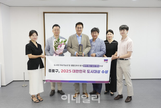 [포토] 종로구, 2025 대한민국 도시대상