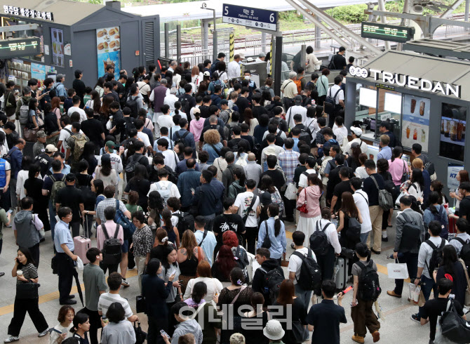 [포토] 열차 일부 지연운행