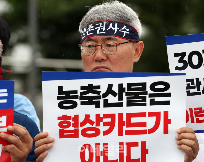 [포토] "농축산물은 협상카드가 아니다"