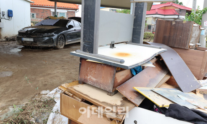 [포토]침수된 차량
