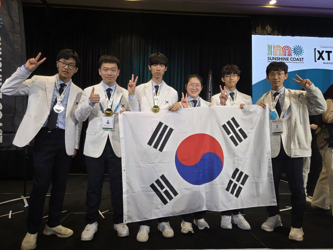 국제수학올림피아드서 한국대표단 전원 메달 받아
