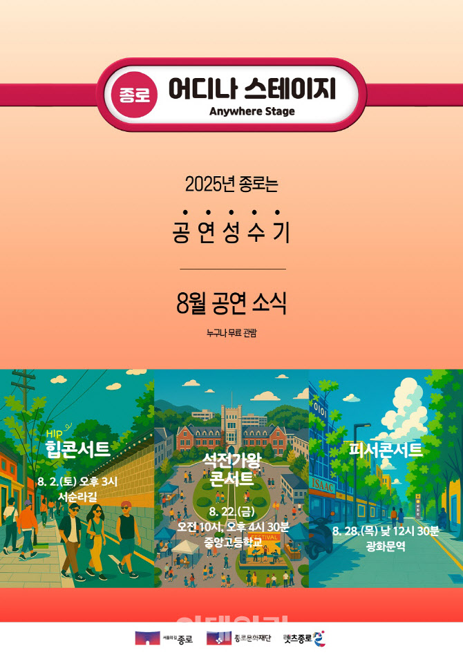 [포토] 종로구, 문화예술 프로젝트 '어디나 스테이지'
