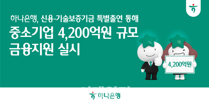 하나銀, 실물경제 4200억 지원…이호성 행장 “가능한 모든 지원”