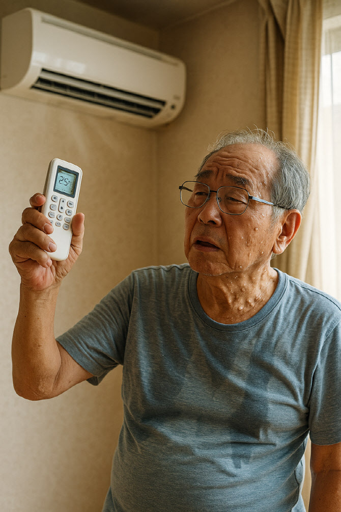'에어컨 리모컨 건전지 교체' 몰라서 열사병 사망한 日노인들