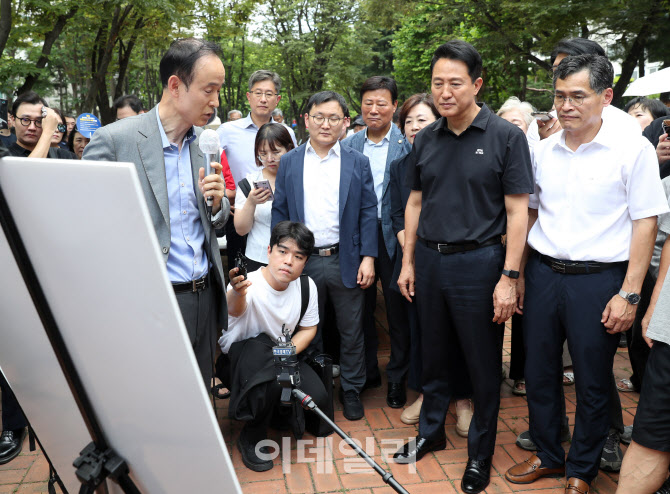 [포토] 재건축 속도 밝힌 오세훈 서울시장