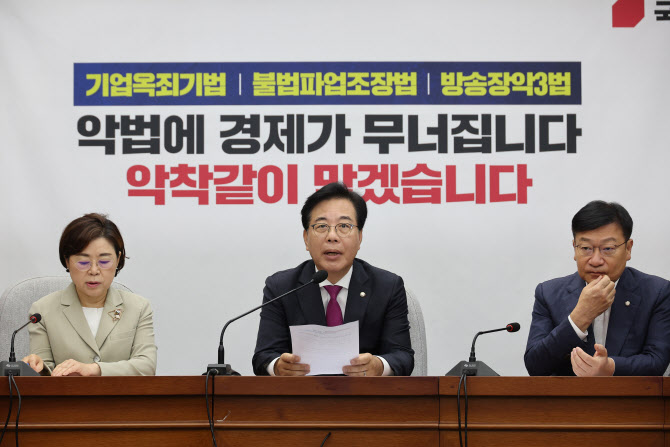 野송언석 “법인세 인상, 기업 옥죌 세금폭탄…현금살포부터 손질하라”