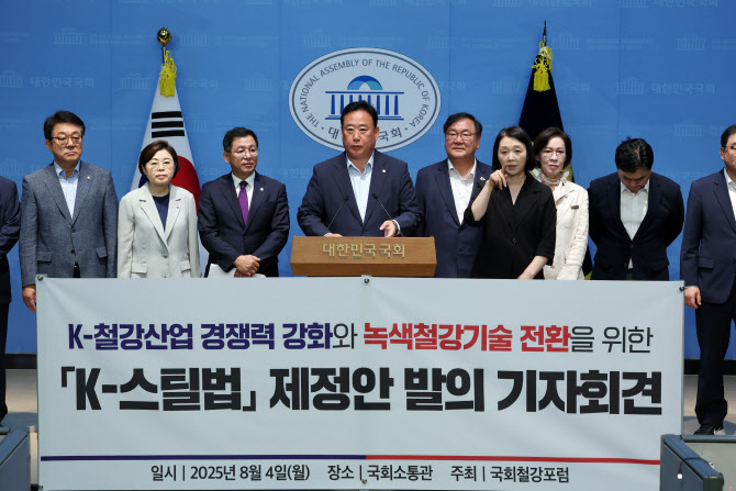 여야 K스틸법 공동발의…“경쟁력 강화 특별위 설치”