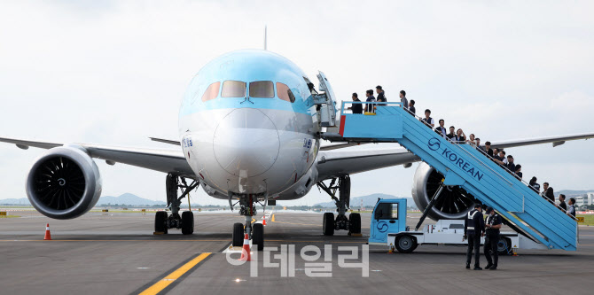 [포토]항공기 탑승해 제2활주로 점검