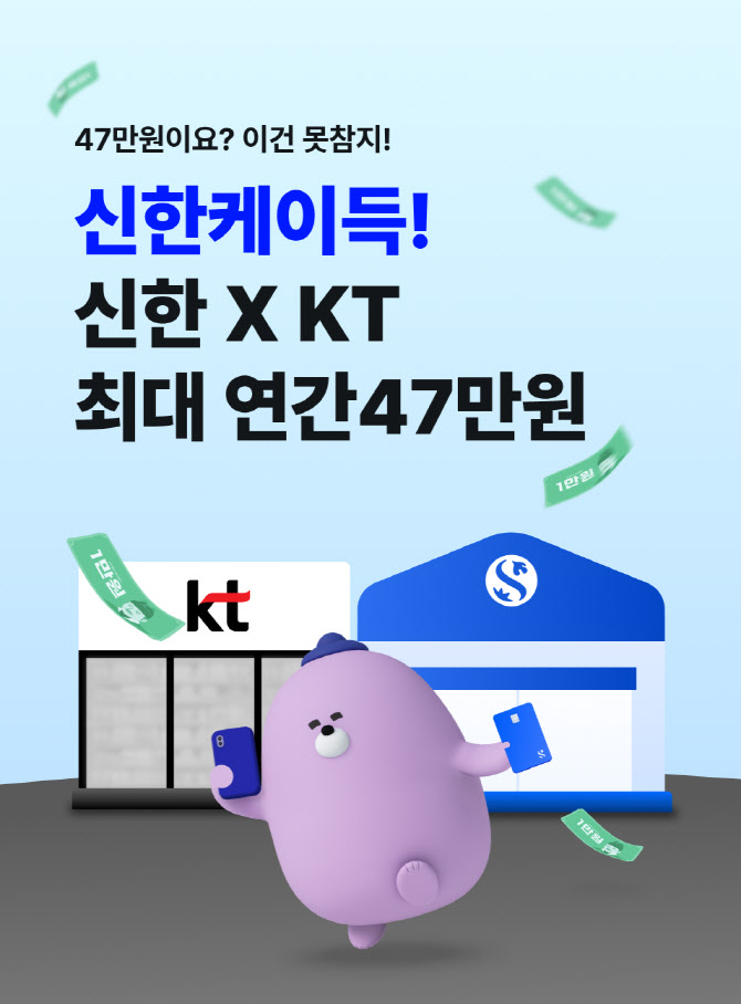신한은행, 신한카드·KT와 ‘통신·금융 할인 패키지’ 출시