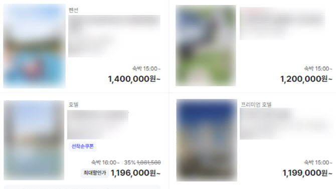 휴가철 '85만원' 더 비싸졌다…강원 호텔 1박에 220만원까지 '폭등'