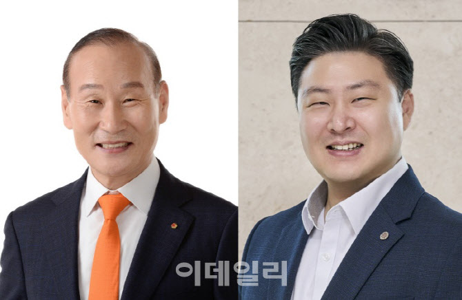 최병오 형지 회장·최준호 부회장, 광복절 국민임명식 참석