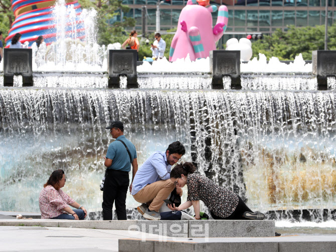 [포토] 청계천 휴식