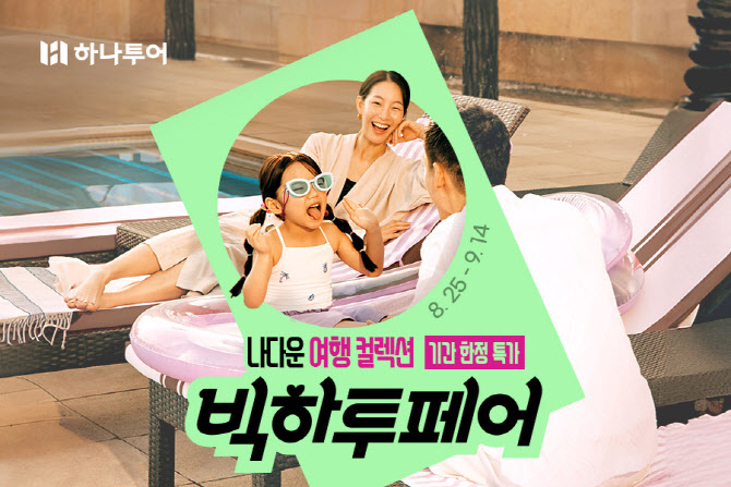하나투어, ‘빅하투페어’ 개최…여행 할인·경품 총 4천만원 규모