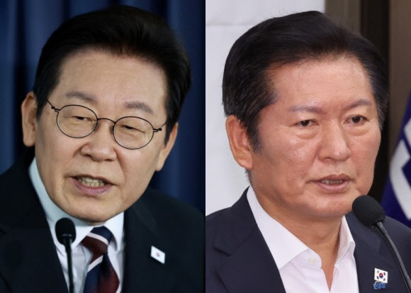 李 “야당과 대화하겠다”…‘악수 패싱’ 정청래 “난 궂은 일”