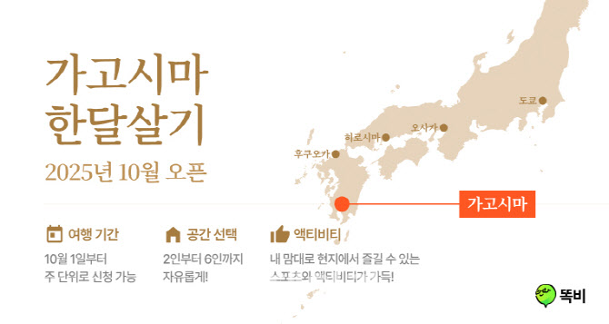 AI 기반 시니어 개인비서 '똑비', '가고시마 한달살기' 론칭