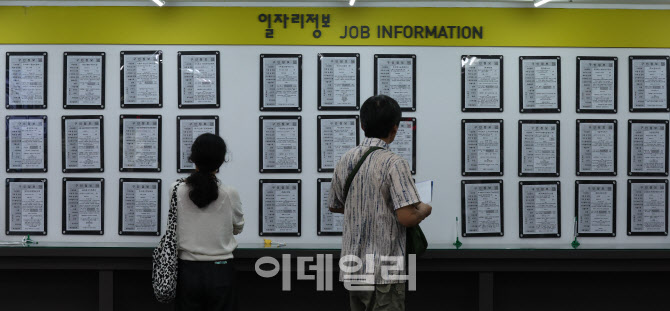 [포토]건설 경기 위축으로 임금근로 일자리 증가폭 '역대 최저'