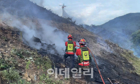 때아닌 여름 가뭄에 산불 비상…가용 자원 총동원