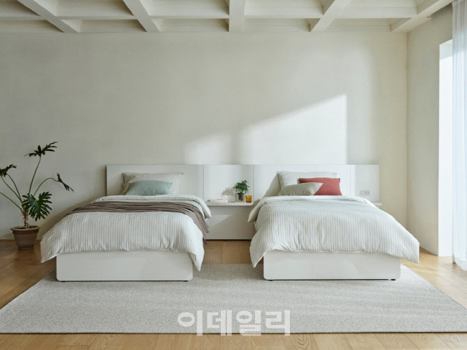 "감각적인 신혼 침실"…한샘, 호텔 침대 '모노' 출시