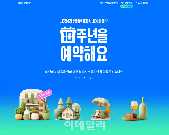 국민 2명 중 1명 이용한 네이버 예약, 벌써 10년