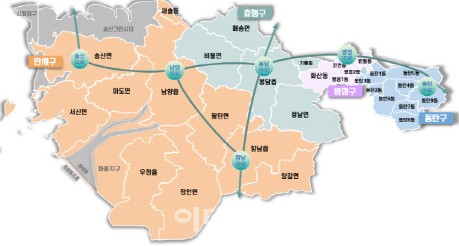 4개 구청 신설 ‘30분 행정 생활권’ 화성시, 무엇이 달라지나