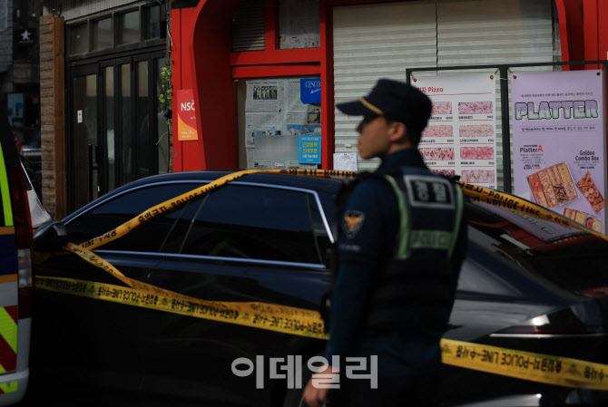 [포토]서울 관악구 신림동에서 칼부림 사건 발생