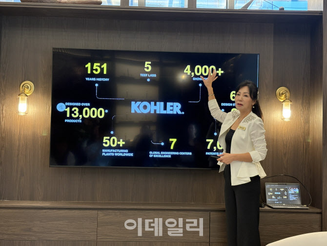 美프리미엄 주방·욕실 브랜드 콜러 "韓리테일 점유율 40%로"