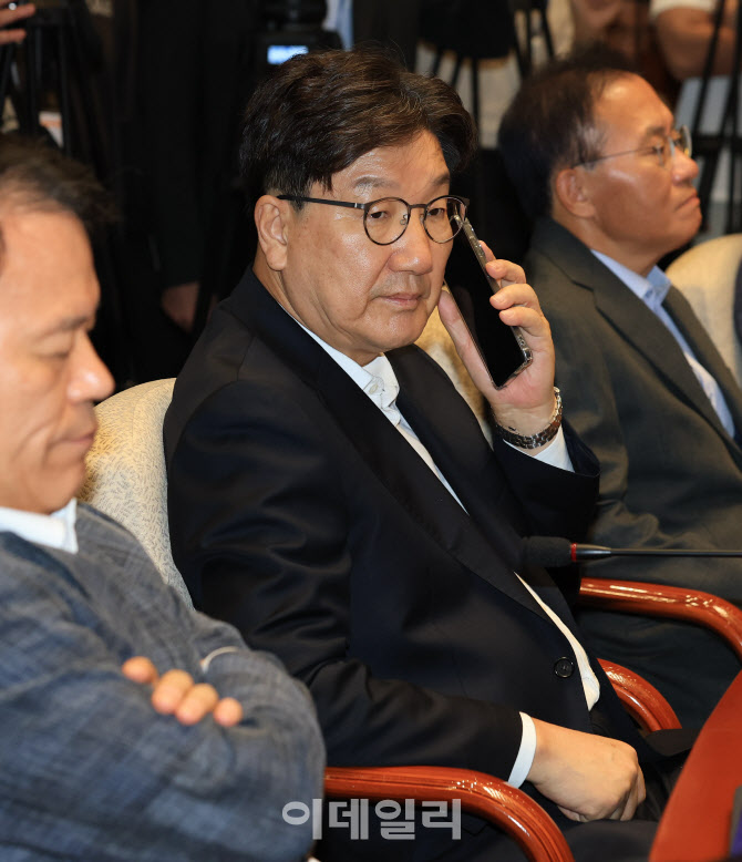 [포토]권성동, '오늘 체포동의안 표결'