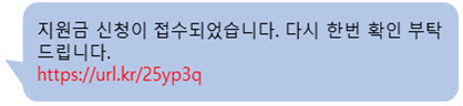 “2차 소비쿠폰 문자 속 URL은 100% 사기”…정부, 스미싱 특별 주의 당부