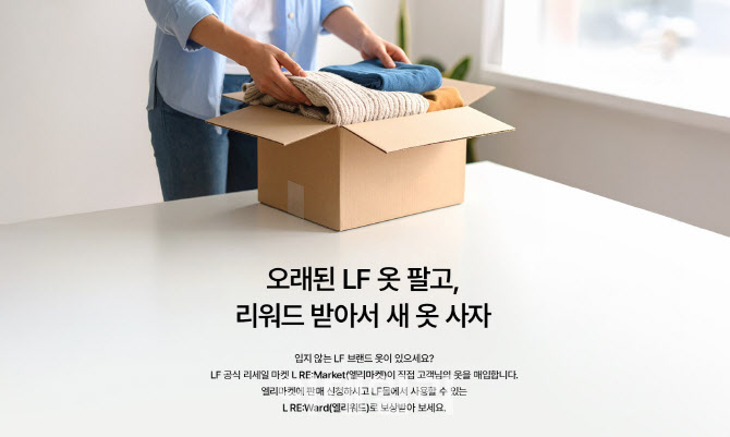 "중고옷을 리워드로"…LF, 리세일 ‘엘리마켓’ 론칭