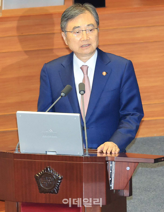 [포토]대정부질문, '답변하는 조현 장관'