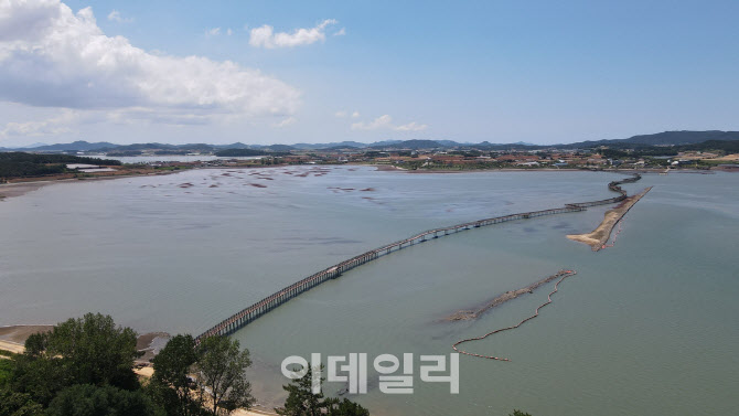국내 최장 '무안 갯벌 탐방다리' 개통…98억 들인 ‘갯벌길’ 열렸다