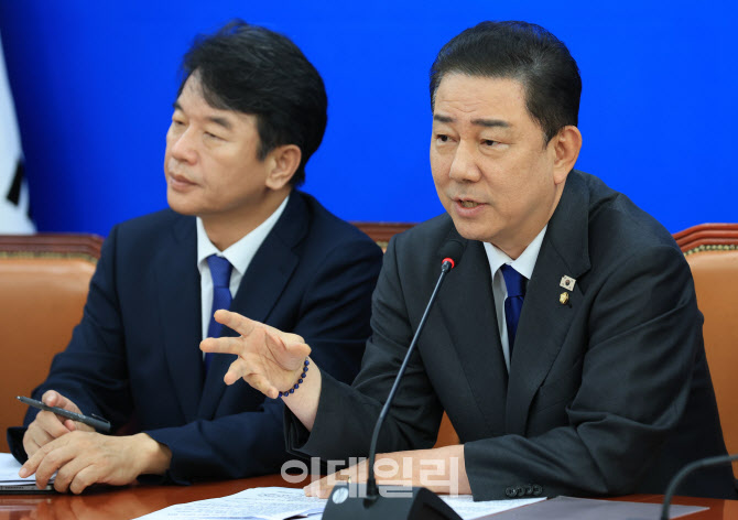 [포토]김병기, '국민의힘 장외투쟁, 대통령 탄핵 운운...명백한 대선불복