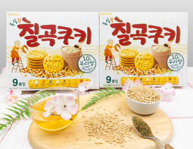 크라운제과, 7가지 곡물로 더 건강한 ‘옹실한 칠곡쿠키’ 출시