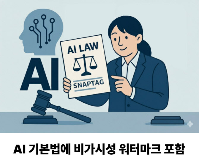 스냅태그, ‘AI 기본법’ 맞춤형 ‘비가시성 워터마크’ 선제 제공