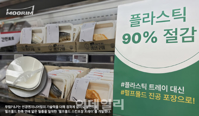 무림 P&P, 국내 최초 ‘펄프몰드 스킨포장 트레이’ 출시
