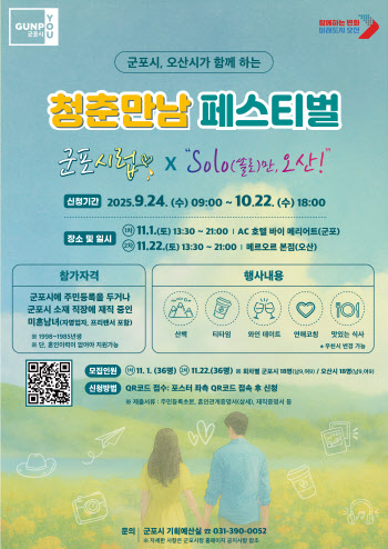 진화하는 지자체 주선 공공 소개팅, 군포·오산 '크로스'