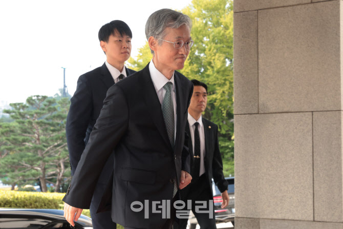 [포토]조희대 대법원장 출근