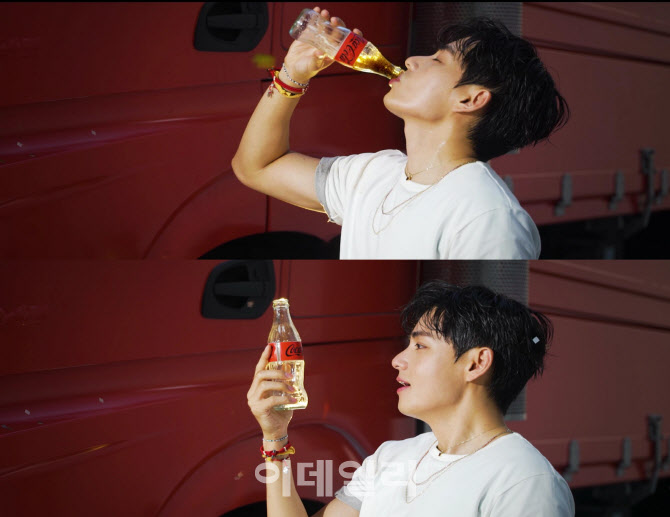 [포토] '뷔'와 함께한 '코카-콜라 제로'  메이킹 필름 공개