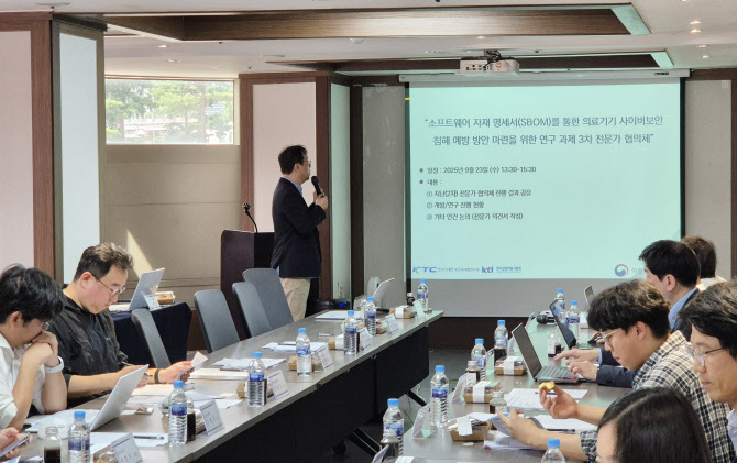 기계전기전자시험연구원, 의료기기 사이버보안 강화 협의