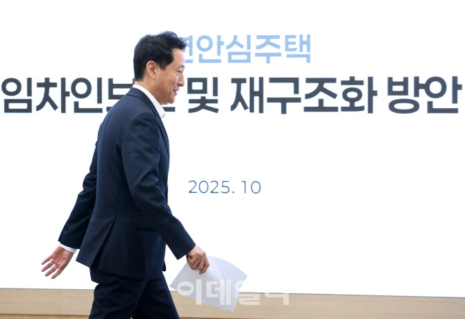 [포토] '청년안심주택 임차인보호' 발표하는 오세훈 시장