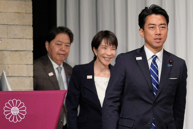 '중도온건' 하야시 다크호스로…일본 자민당 선거 '3파전'