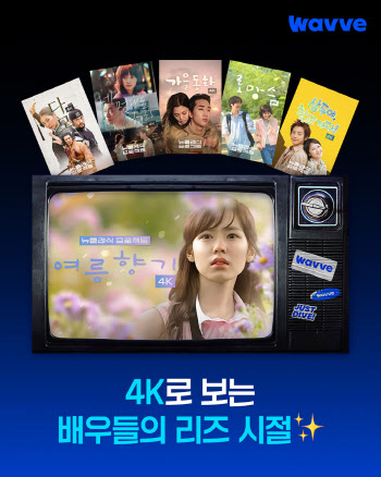 ‘마지막 승부·가을동화’ 4K로 부활…웨이브, 광고형·티빙 통합 요금제도 출시