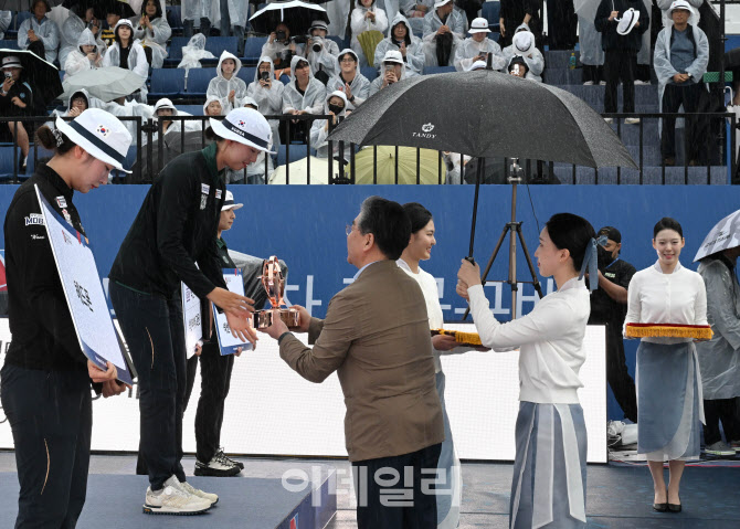 [포토]임시현, 정몽구배 양궁대회 여자 리커브 '우승'