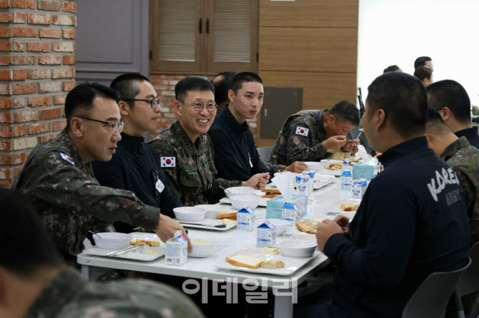 [포토]김규하 육참총장, 육군훈련소-부사관학교 방문