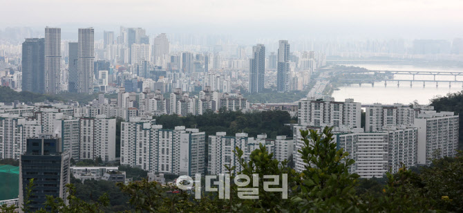 [포토]한강벨트 84㎡가 25억…집값 들썩