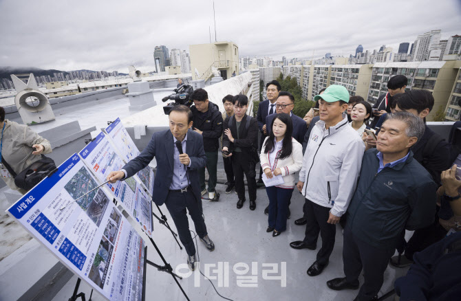 [포토] 은마아파트 찾은 오세훈 서울시장